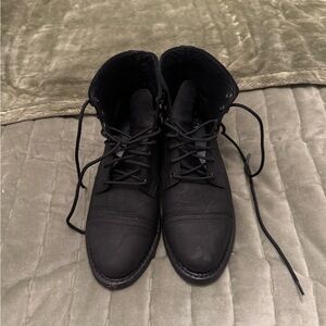 Thursday’s Black Lace-Up Boots